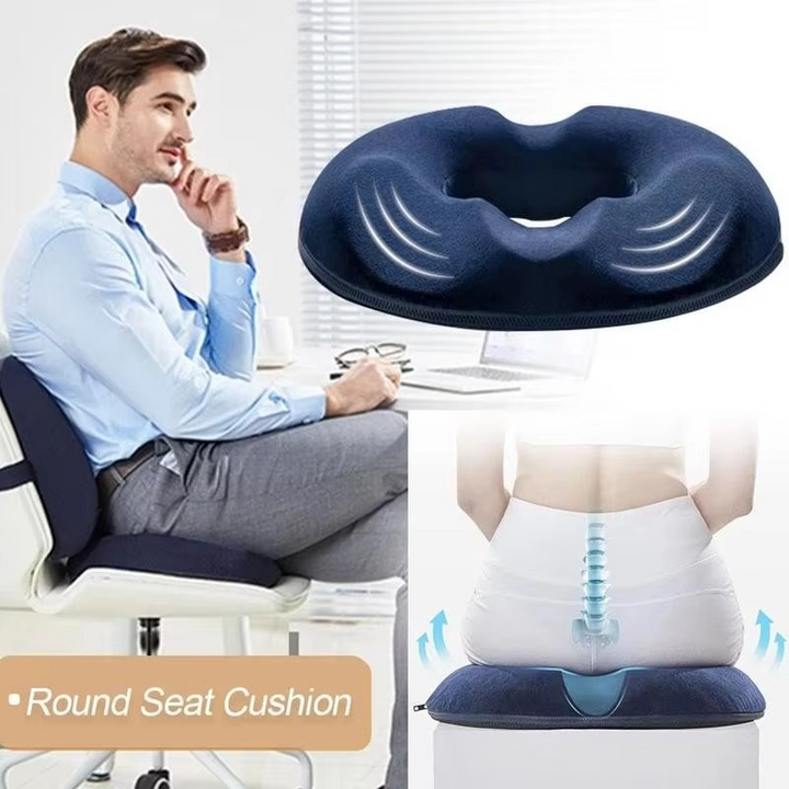BowLift | Orthopedic Memory Foam Donut Seat Cushion for Hemorrhoid and Tailbone Relief