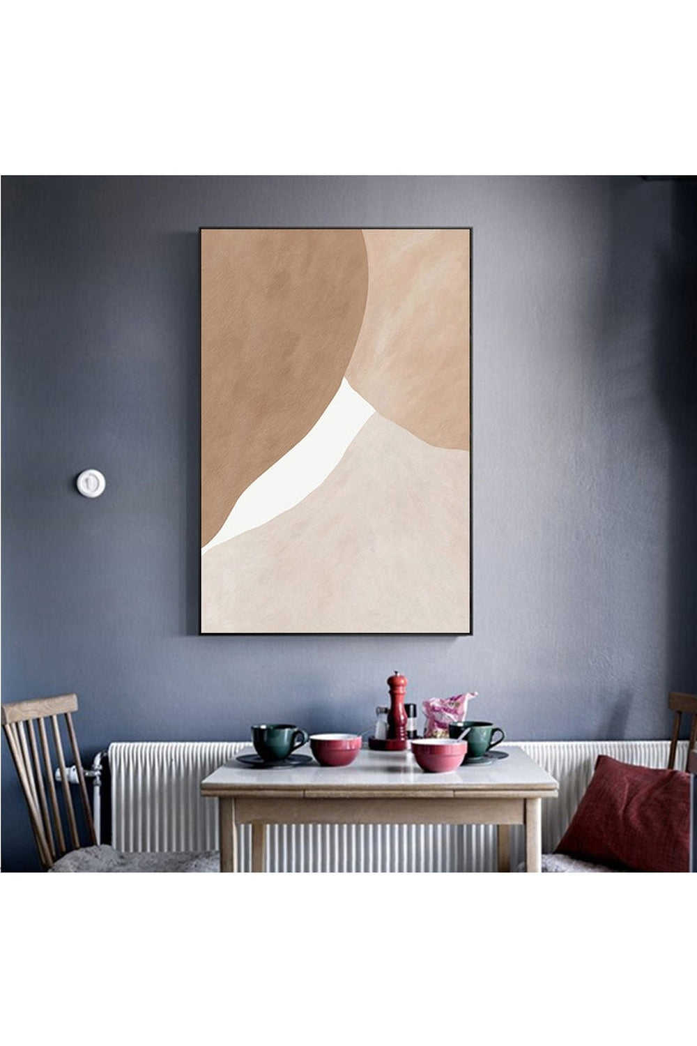 Abstract Canvas Poster - Light Academia | Bowlift