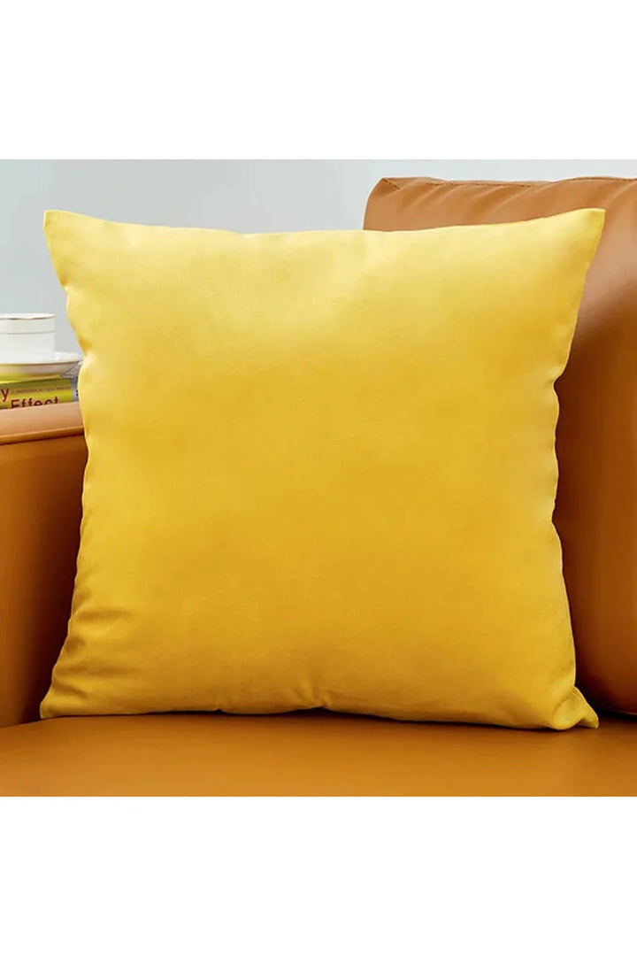 Beige Velvet Cushion Cover | Bowlift