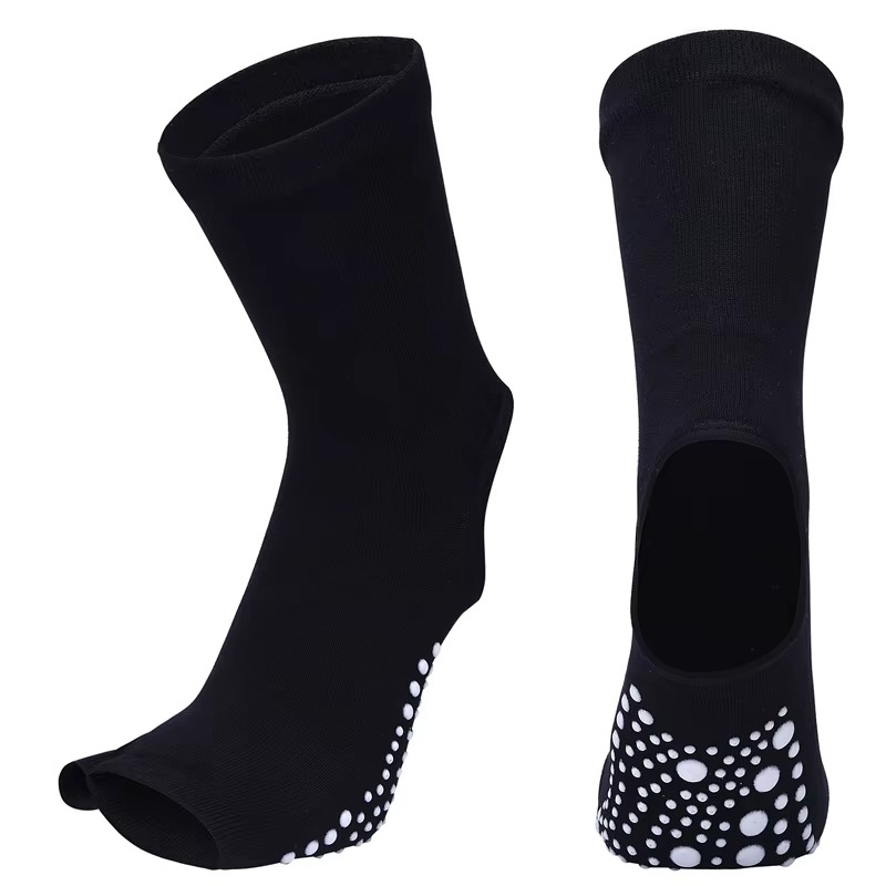 BowLift | Non Slip Quick Dry Yoga and Pilates Socks for Women Cotton Blend With Silicone Grip