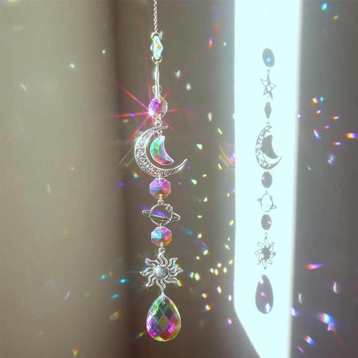 Dream Combo Symphony Crystal Wind Chime Moon Sun Catcher | Bowlift