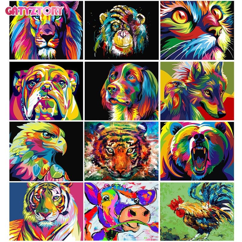 BowLift | Animal portrait (Painting by numbers)