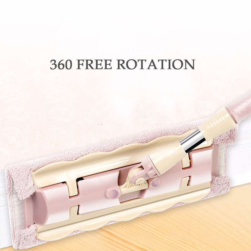 360 Degree Telescopic Large  Flat Mop | Bowlift