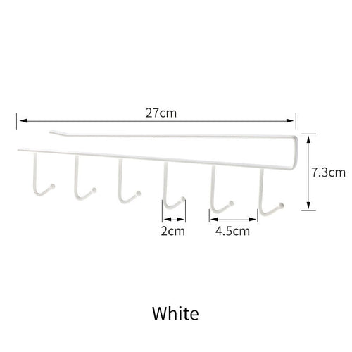 BowLift | Kitchen Under Cabinet Organizer Hook Rack