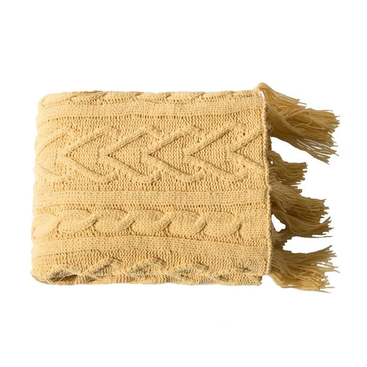 HeartCozy Blanket – Luxe Chenille Blanket with Heart Fringes Bowlift
