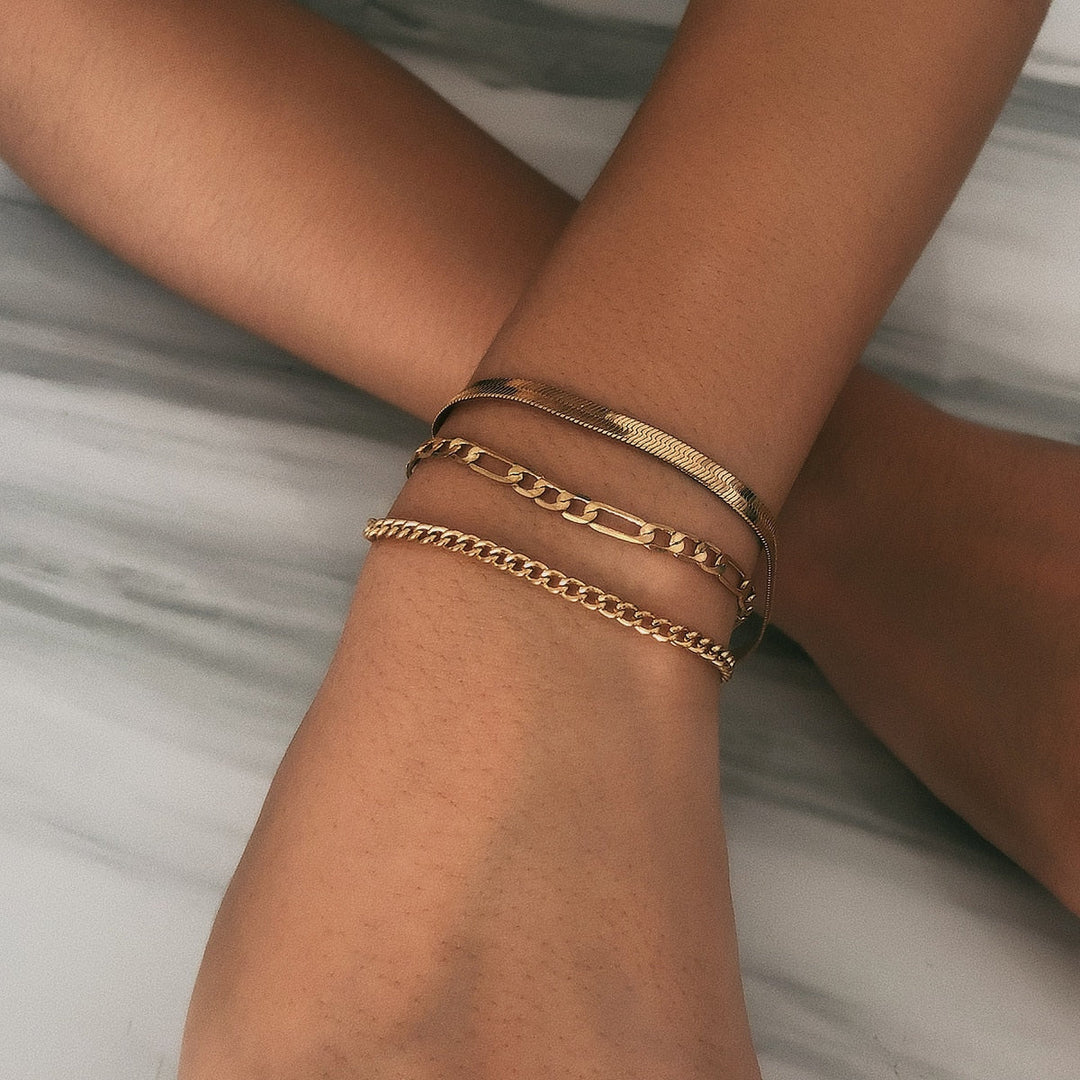 Charming Bracelet Trio | Delicate 3-Piece Set Bowlift