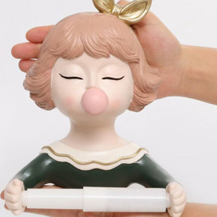 BowLift | Fancy Girl Toilet Paper Roll Holder