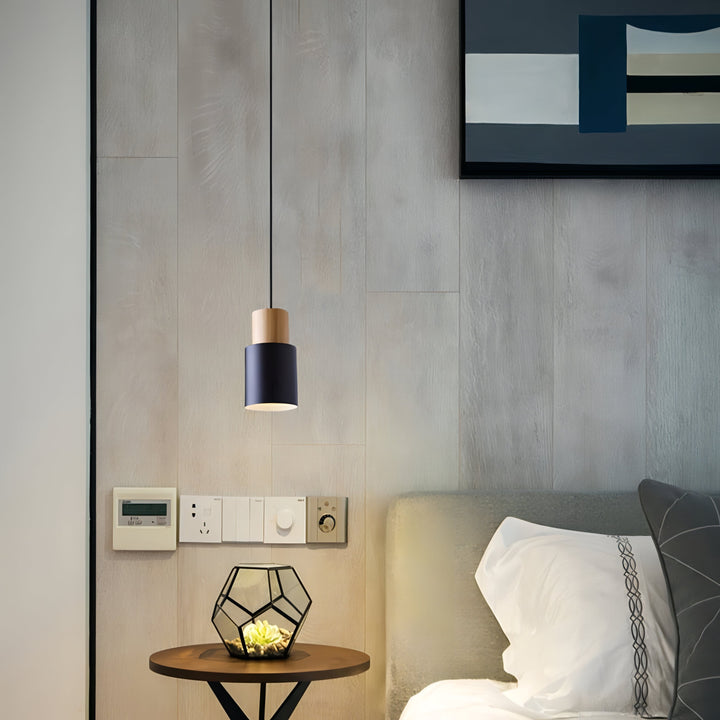 BowLift | Jaziel - Round Wood Nordic Hanging Pendant Lamp