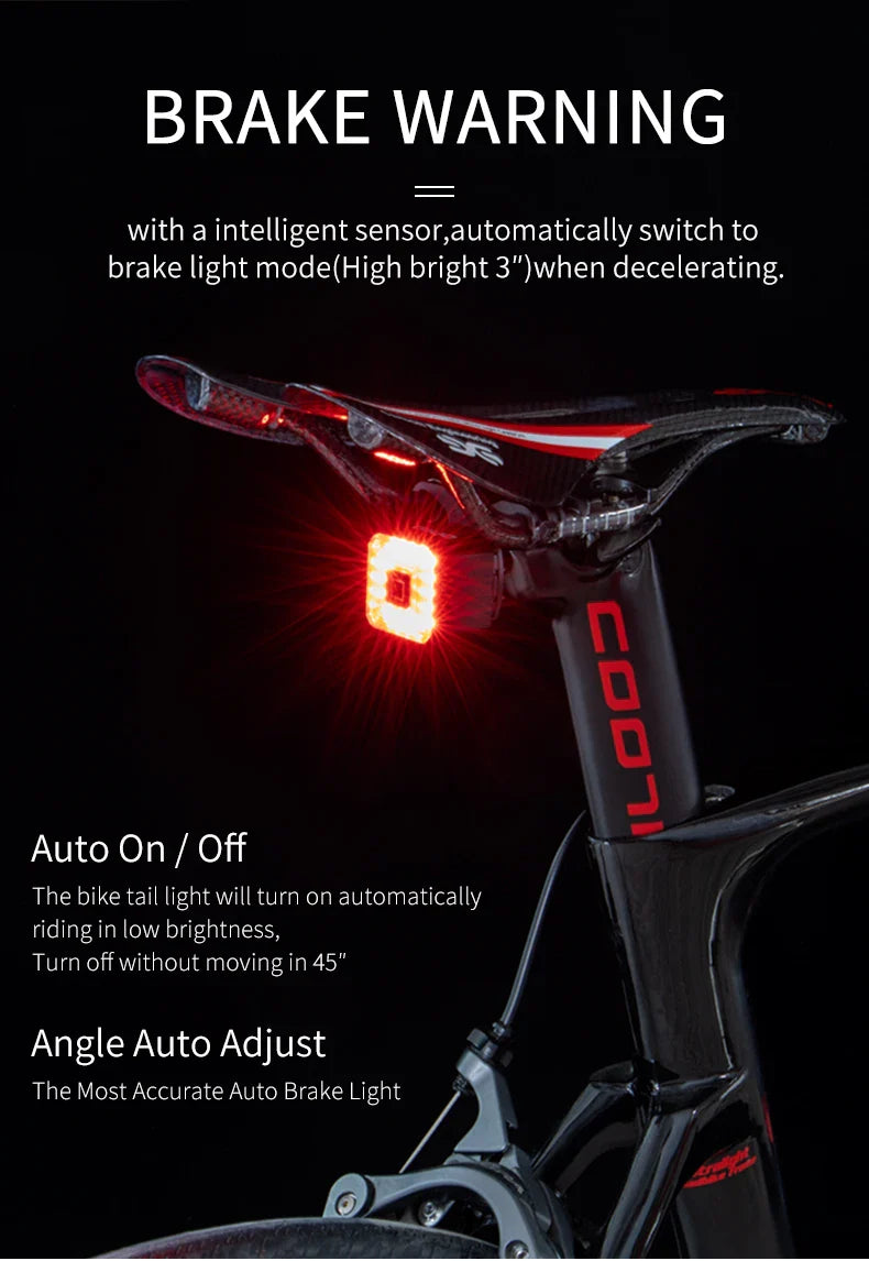 BowLift | USB Smart Bicycle Brake Tail Light