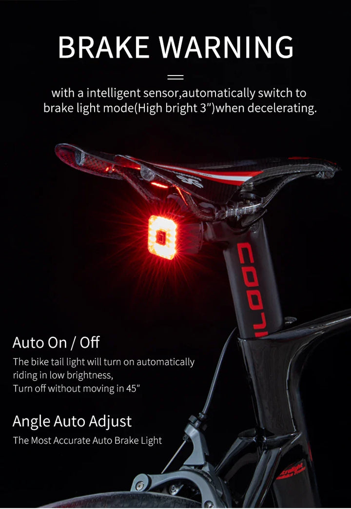 BowLift | USB Smart Bicycle Brake Tail Light