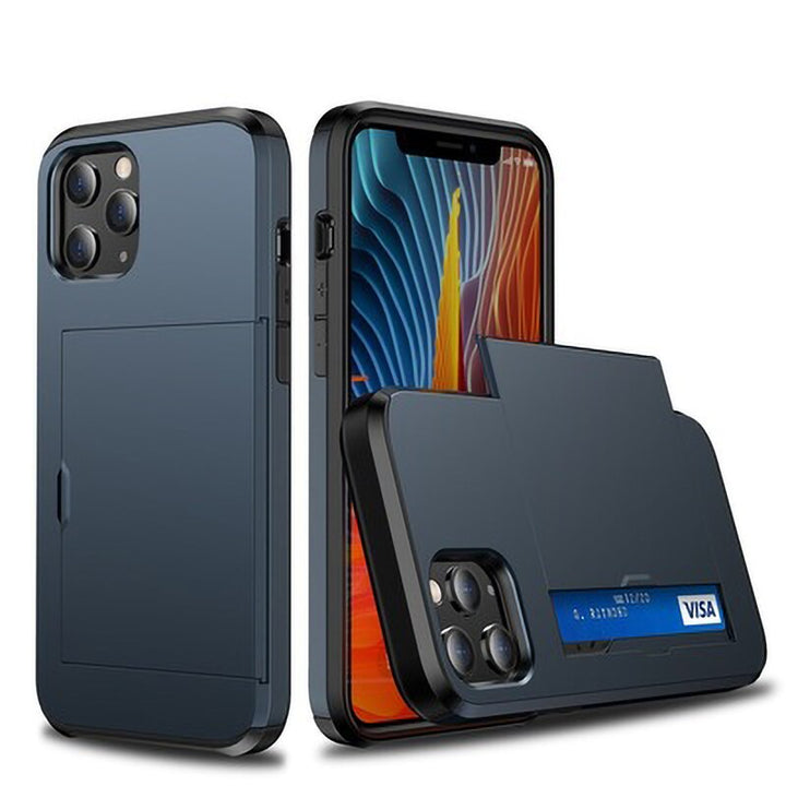 BowLift | Business Armor Slide Wallet iPhone Case