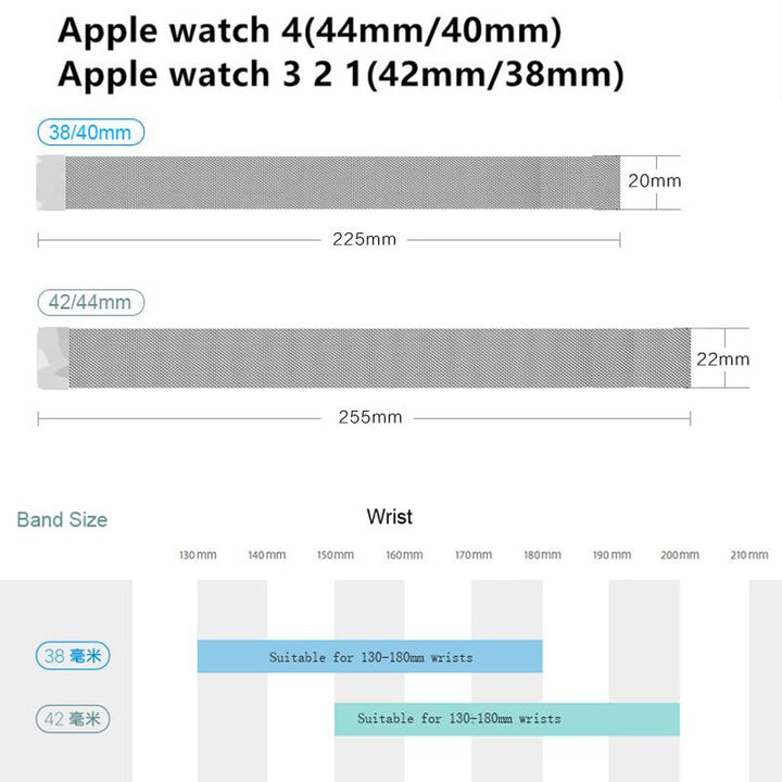 BowLift | Milanese Watch Band for Apple Watch