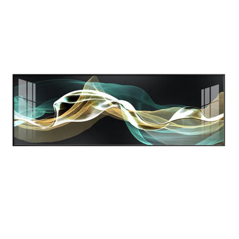 Flowing Vibes Abstract Wall Art Fine Art Canvas Prints Wide Format Pictures For Living Room Above Sofa Pictures For Above The Bed | Bowlift
