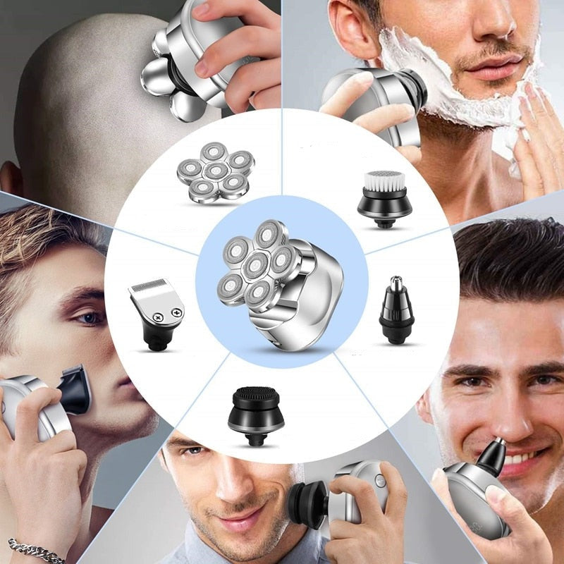 BowLift | TitanEdge – 6-in-1 Shaver for Face & Head
