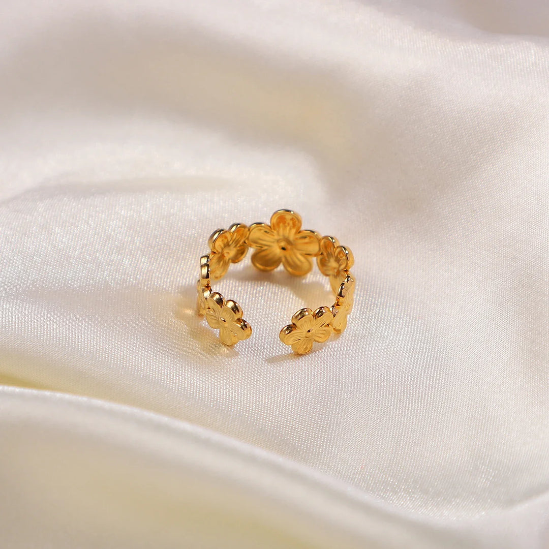 BowLift | Dainty Floral Wrap Ring