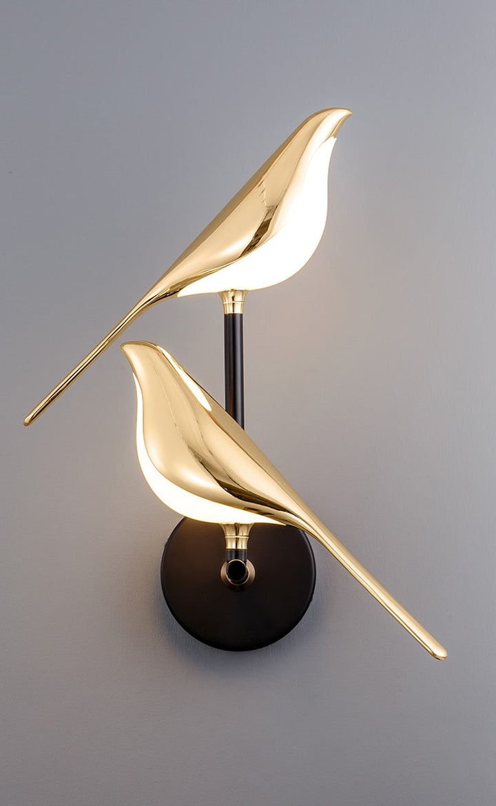 VogelLicht - Unique Artistic Wall Lamp in Bird Shape, LED Lighting for Modern Interiors | Bowlift