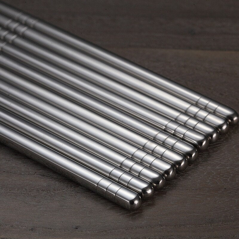 BowLift | So Fancy Stainless Steel Chopsticks 5 Pairs