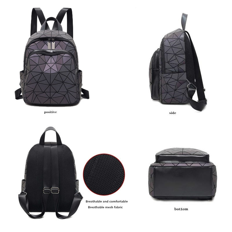 BowLift | Rainbow Rise Luminous Holographic Backpack