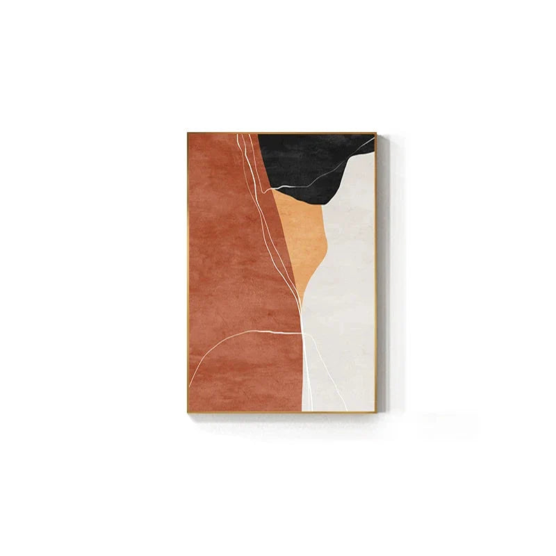 Striking Color Schemes Contemporary Abstract Wall Art Fine Art Canvas Prints Centerpiece Pictures For Urban Apartment Living Room Art For Modern Living | Bowlift