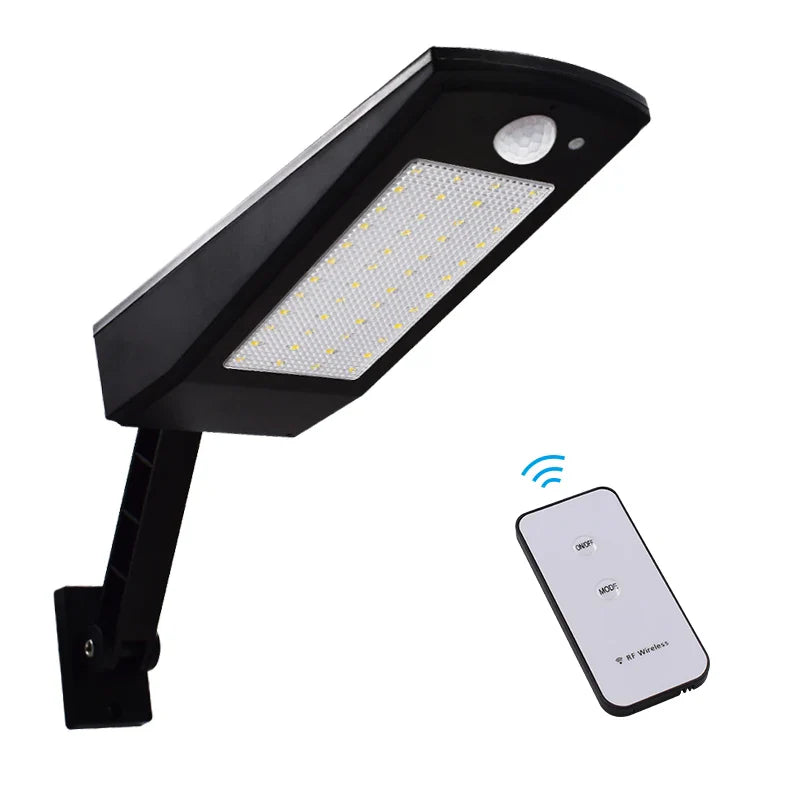 BowLift | Lumenova SolarTech Solar LED Wall Light 900lm | 48 LEDs | 4 Lighting Modes | Motion Sensor & Swivel Arm | IP65 Weatherproof