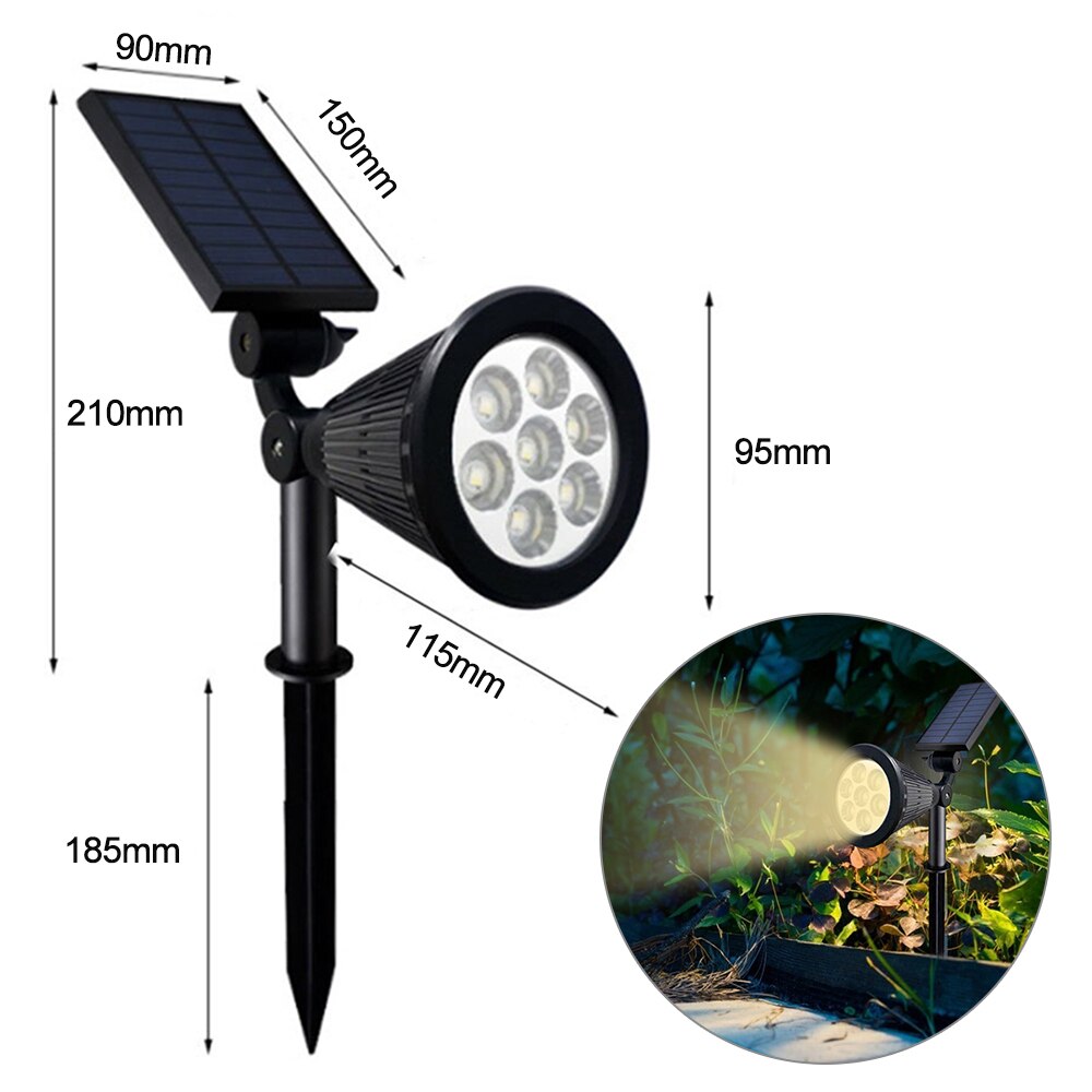 BowLift | Solar-Powered Colorful Adjustable Garden Spotlight