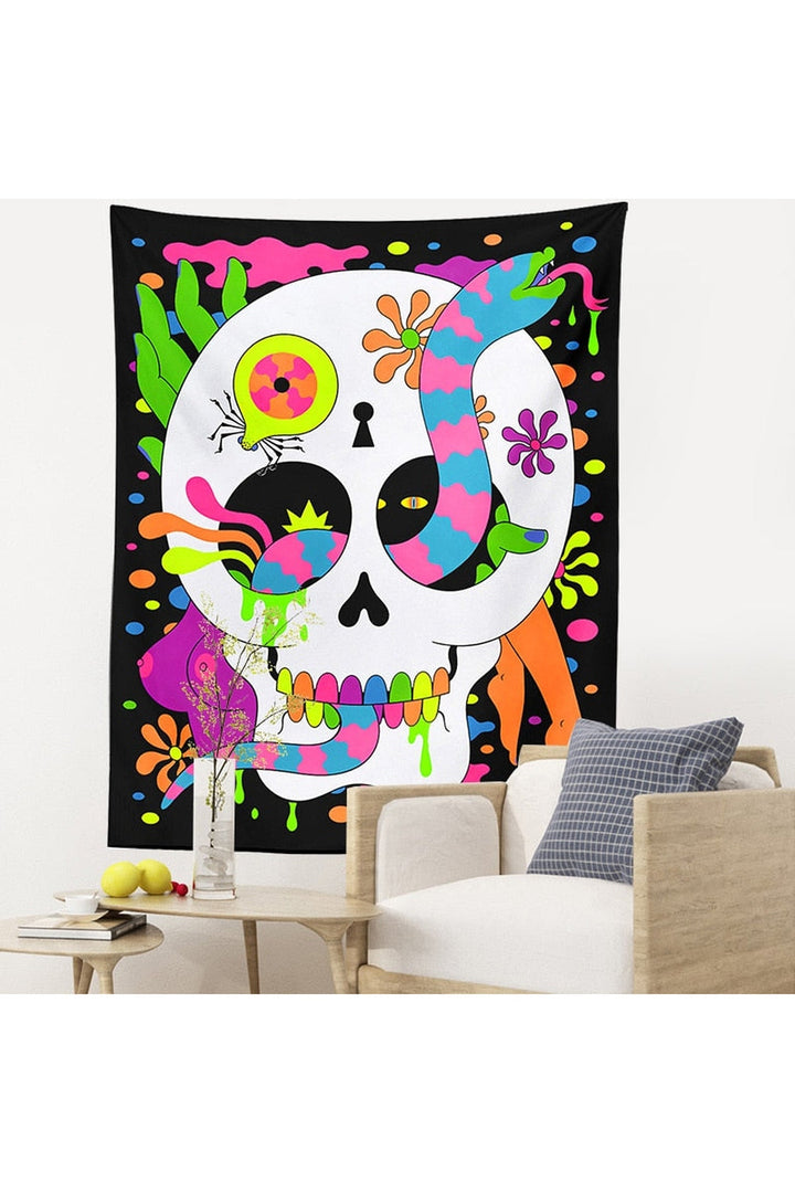 Magic Floral Psychedelic Tapestry | Bowlift