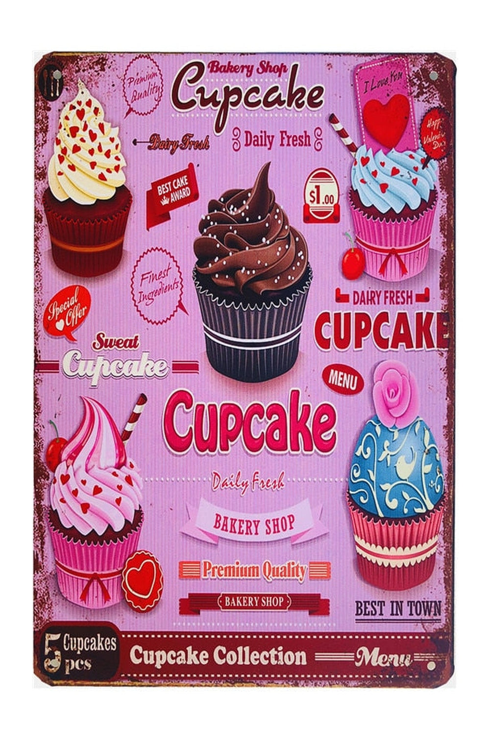 Food Theme Metal Poster | Bowlift