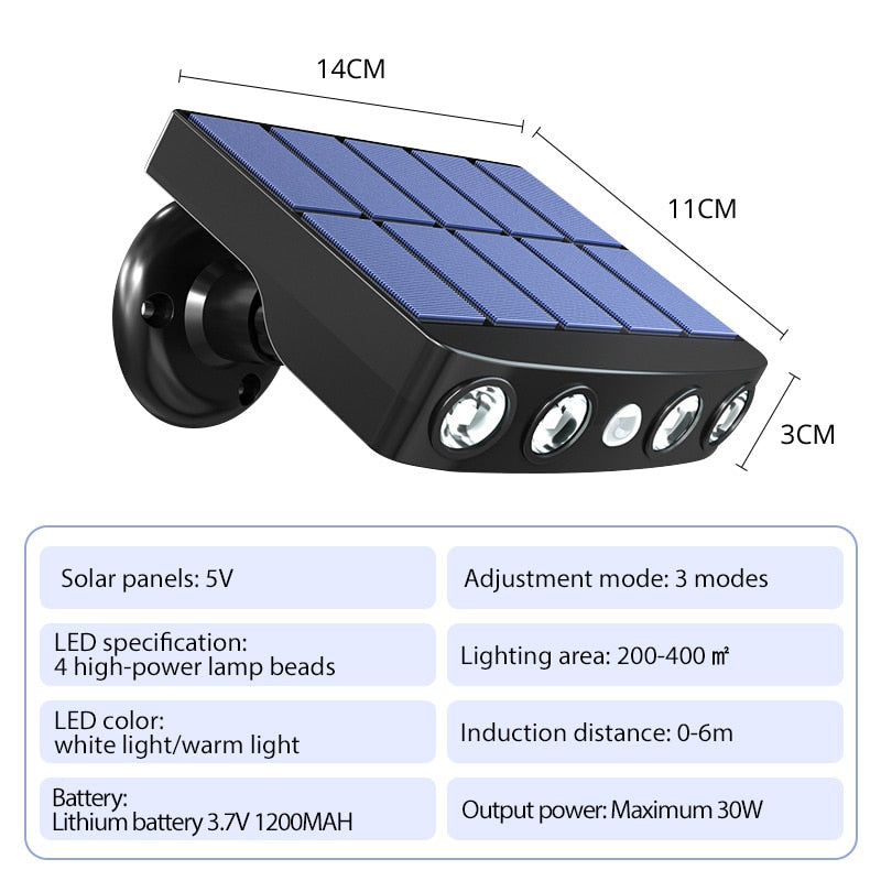 BowLift | LED Solar Motion Sensor Outdoor Light