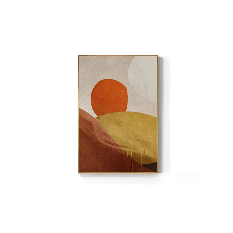 Striking Color Schemes Contemporary Abstract Wall Art Fine Art Canvas Prints Centerpiece Pictures For Urban Apartment Living Room Art For Modern Living | Bowlift