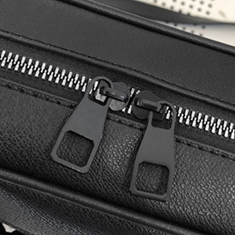 BowLift | Unisex Crossbody Chain Leather Messenger Bag