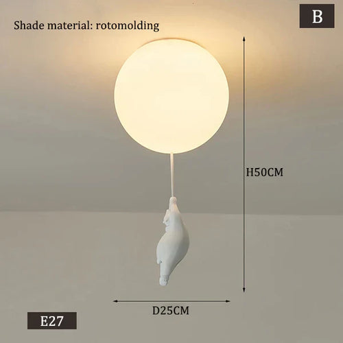 BowLift | Hanging Bears Balloon Lamp
