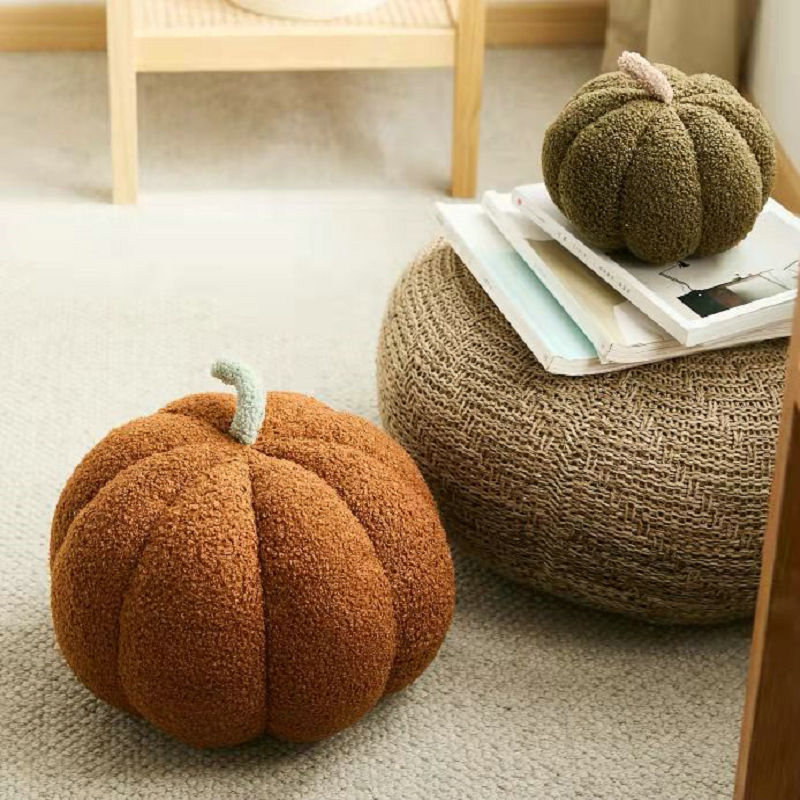 Fluffy Pumpkin Cushion | Bowlift