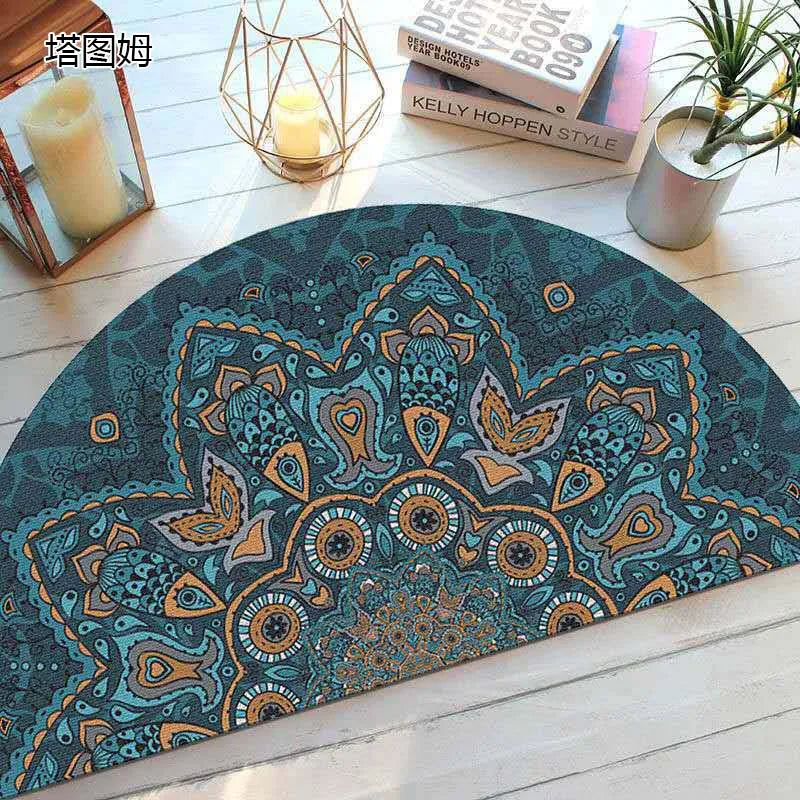 BowLift | Bohemian non-slip semicircular doormat