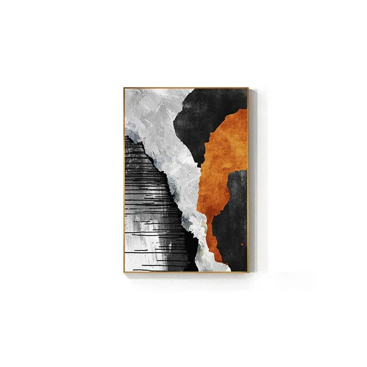 Striking Color Schemes Contemporary Abstract Wall Art Fine Art Canvas Prints Centerpiece Pictures For Urban Apartment Living Room Art For Modern Living | Bowlift