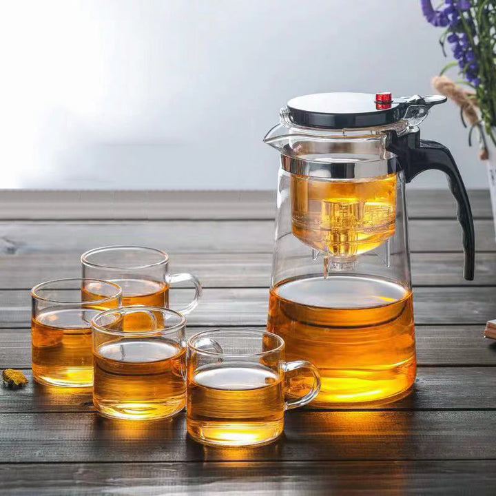 BowLift | TeaTime Heat Resistant Glass Teapot
