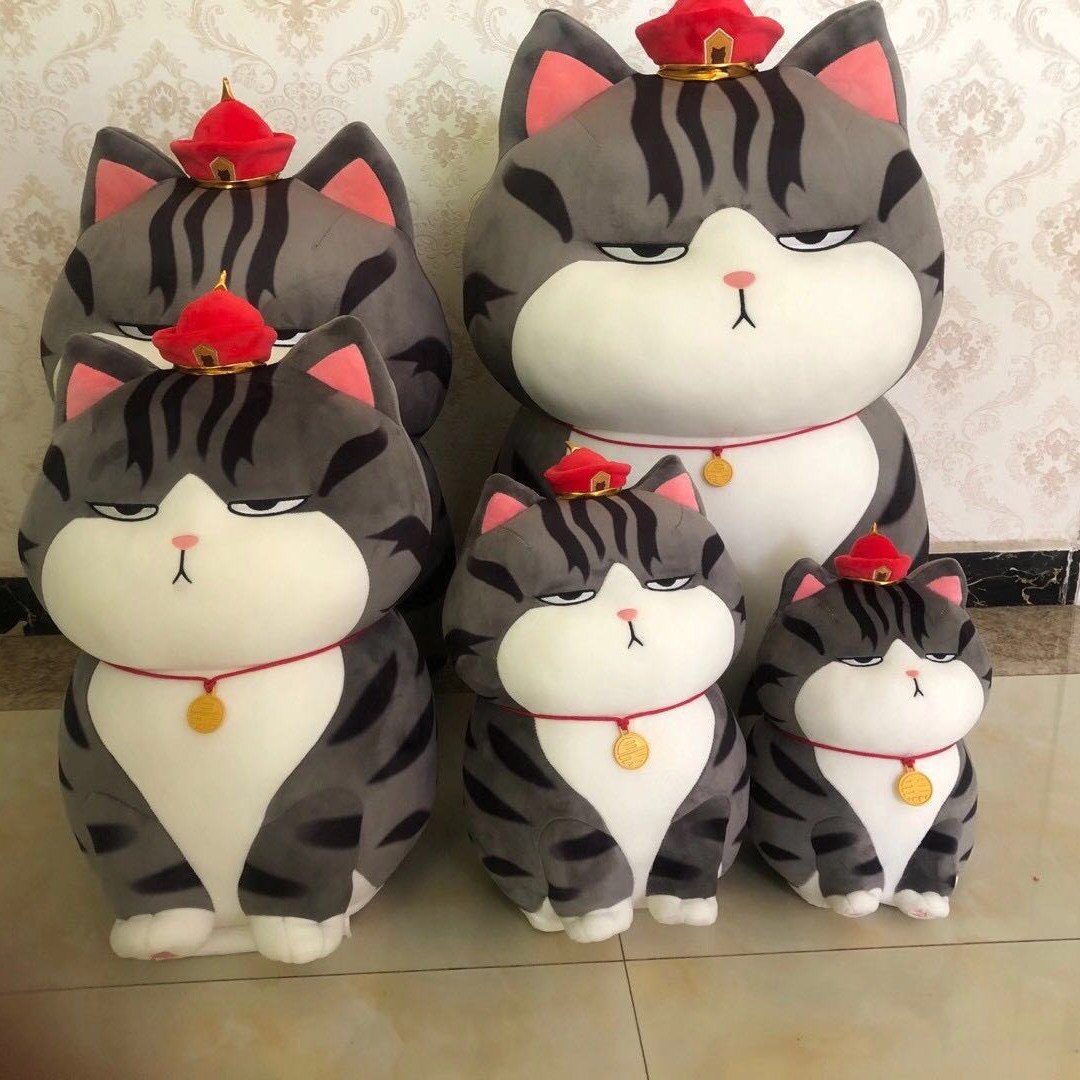 Moody Cat Soft Cuddly Plush Pillow | Bowlift