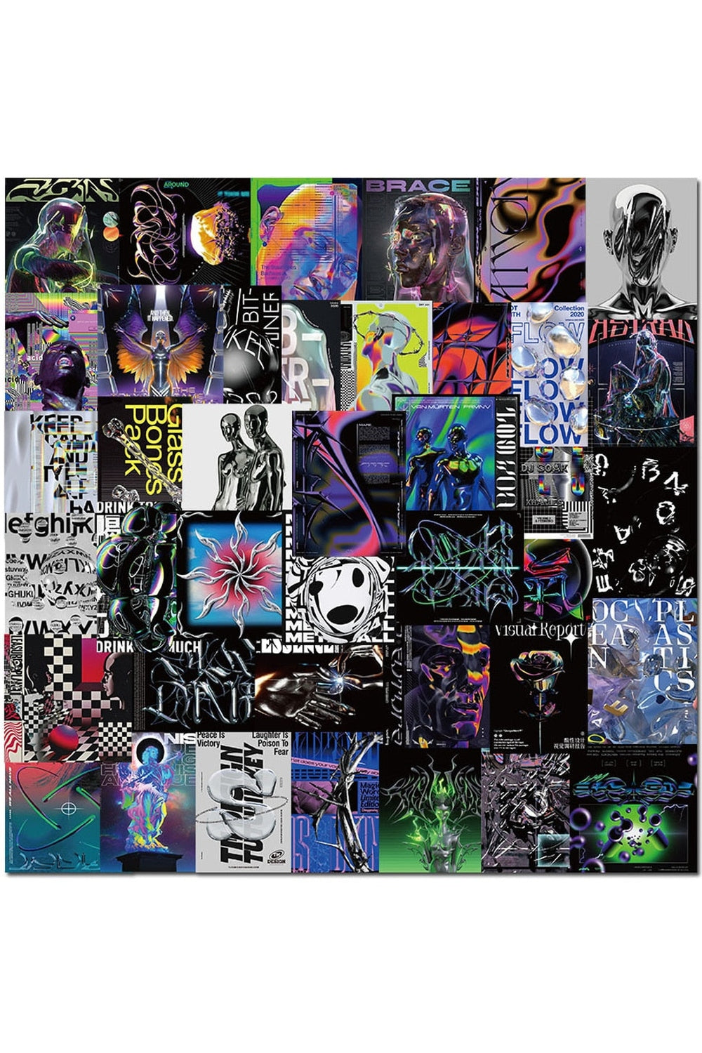 Art Graffiti Sticker Collection | Bowlift