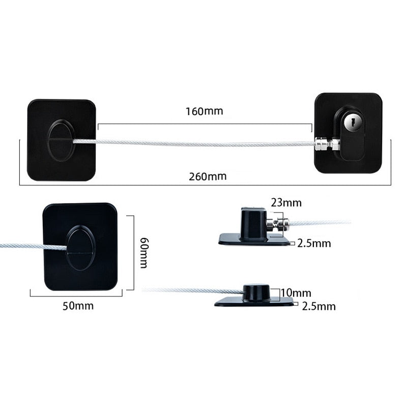 Safe Baby Secure Door Cabinet Lock | Bowlift