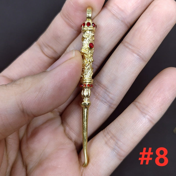 Retro Radiance Brass Mini Tool Vintage Keychain | Bowlift
