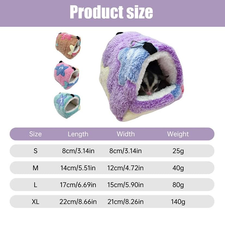 BowLift | Soft hammock house for hamsters to cuddle and sleep in