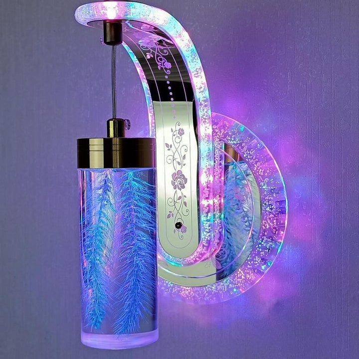 BowLift | Elegant Crystal Flower Dimming Wall Lamp