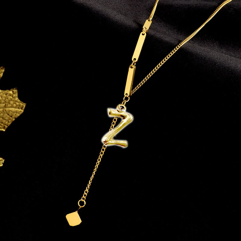 BowLift | Charming Initials Letter Necklace