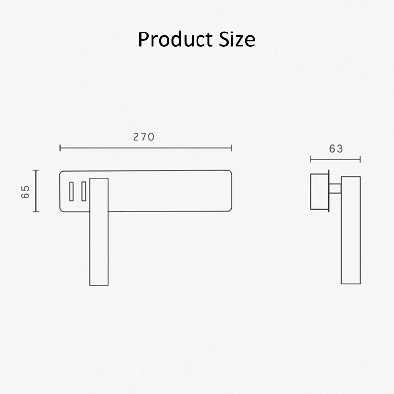 BowLift | Rotatable LED reading wall lamp for the bed