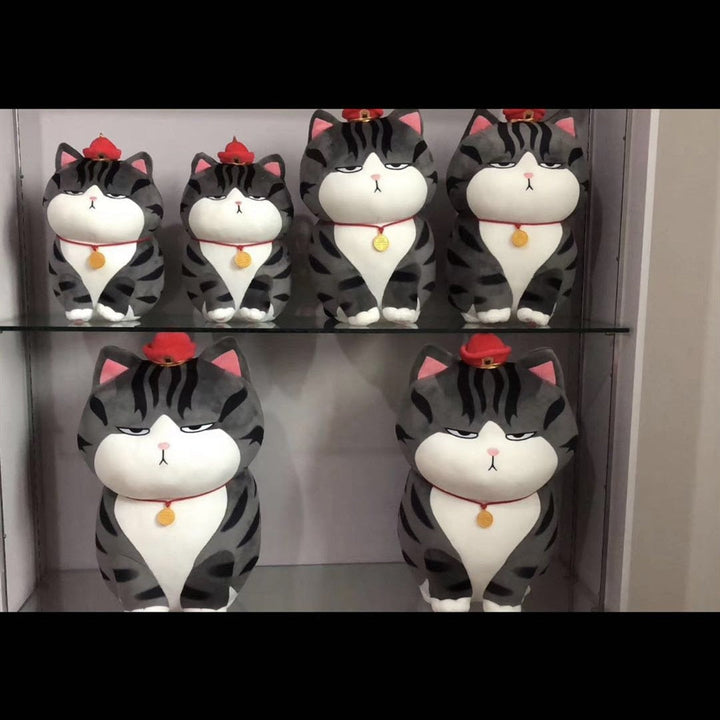 Moody Cat Soft Cuddly Plush Pillow | Bowlift