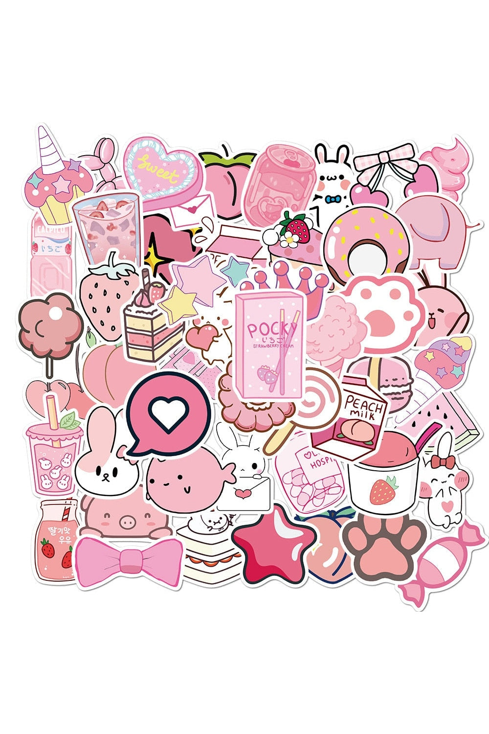 Pink Sticker Set | Bowlift