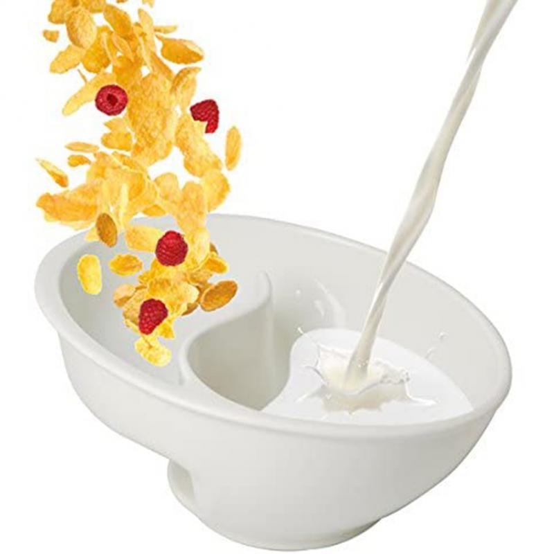 BowLift | Creative Separated Double Bowls With Handle