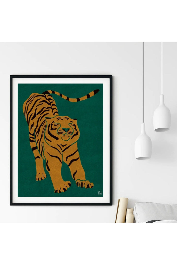 Tiger Art Canvas Poster | Bowlift