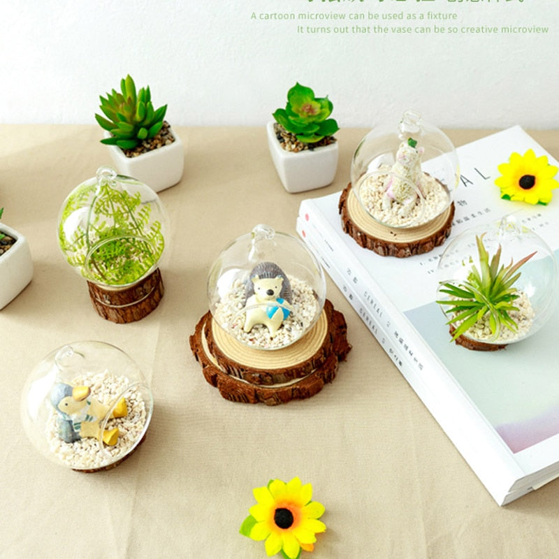 BowLift | Starry Night Terrarium Candlestick Holder
