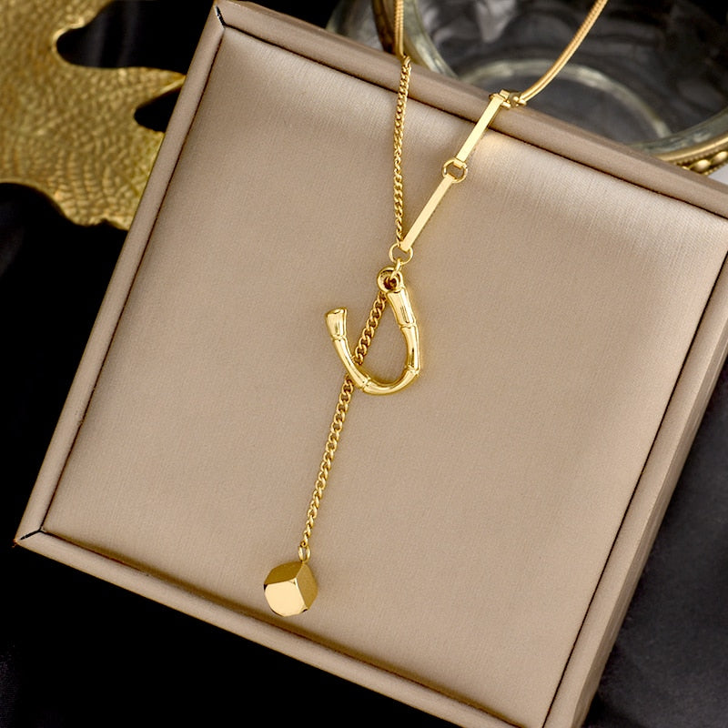 BowLift | Charming Initials Letter Necklace