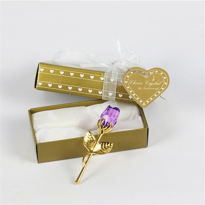 BowLift | Luxury Crystal Rose in Gift Box – Valentine's Gift for Her